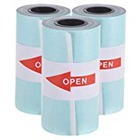 Aibecy - Rollo de papel adhesivo (57 x 30 mm) para impresora térmica de bolsillo PeriPage A6- Paperang P1-P2 Mini Photo…